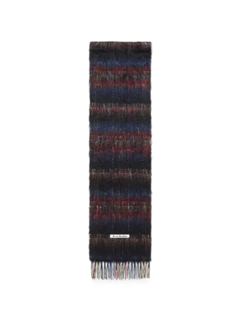 Acne Studios fringed mohair scarf