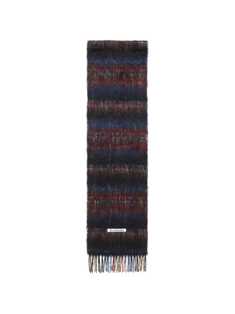 Acne Studios fringed mohair scarf