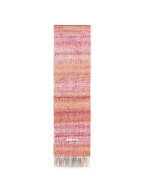 Acne Studios fringed mohair scarf