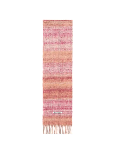 Acne Studios fringed mohair scarf
