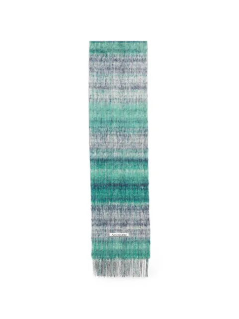 Acne Studios fringed mohair scarf