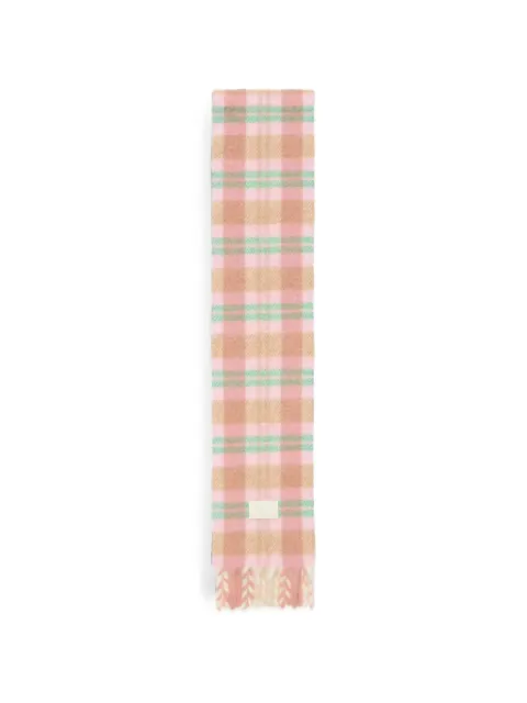 Acne Studios fringed alpaca-wool scarf
