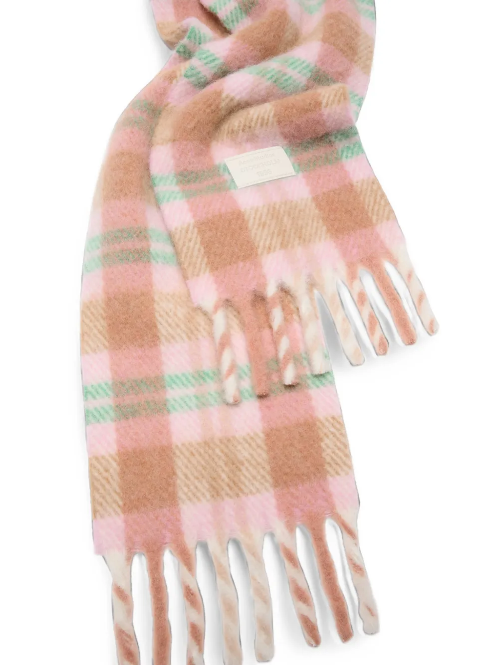 Acne Studios Sjaal met franjes Roze