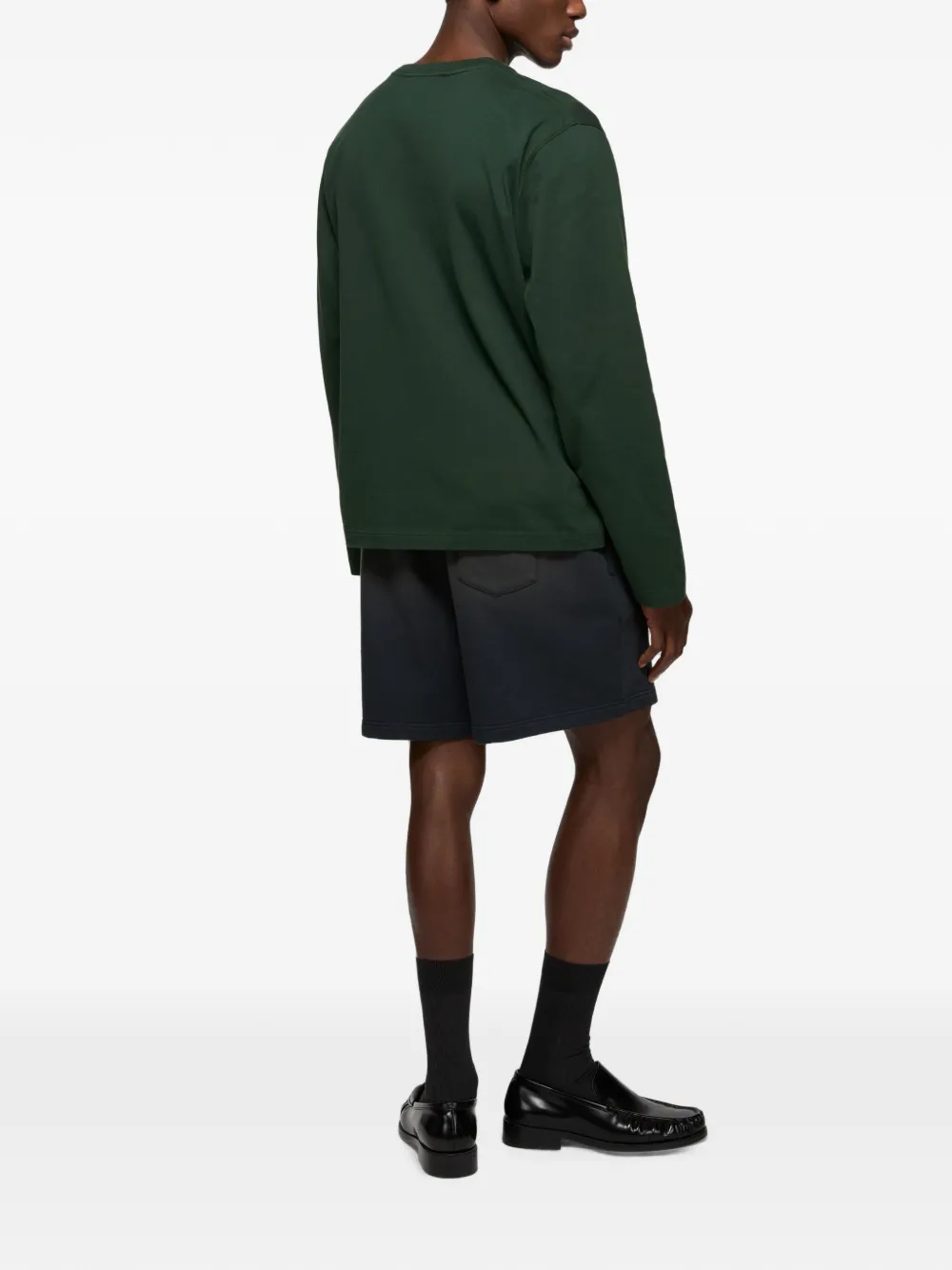Acne Studios Jersey T-shirt met logo Groen