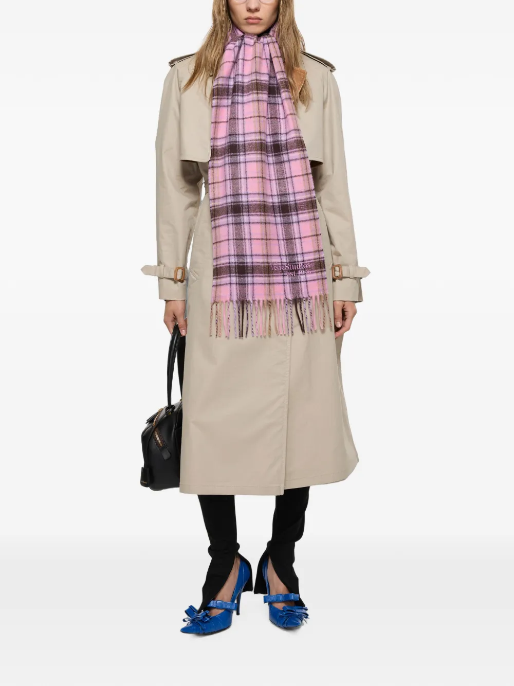 Acne Studios Kasjmier sjaal Roze