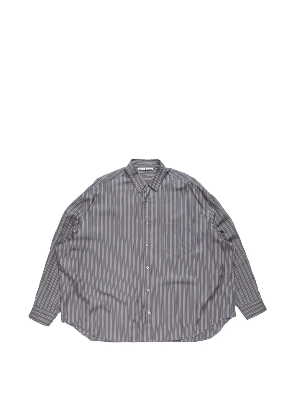 Acne Studios striped button-up shirt - Grigio