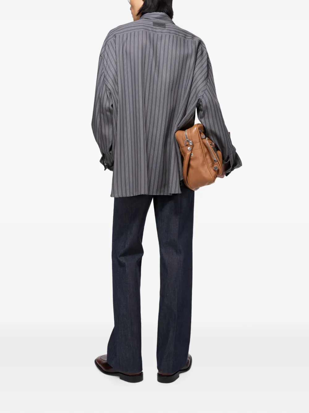 Acne Studios Gestreept overhemd Grijs