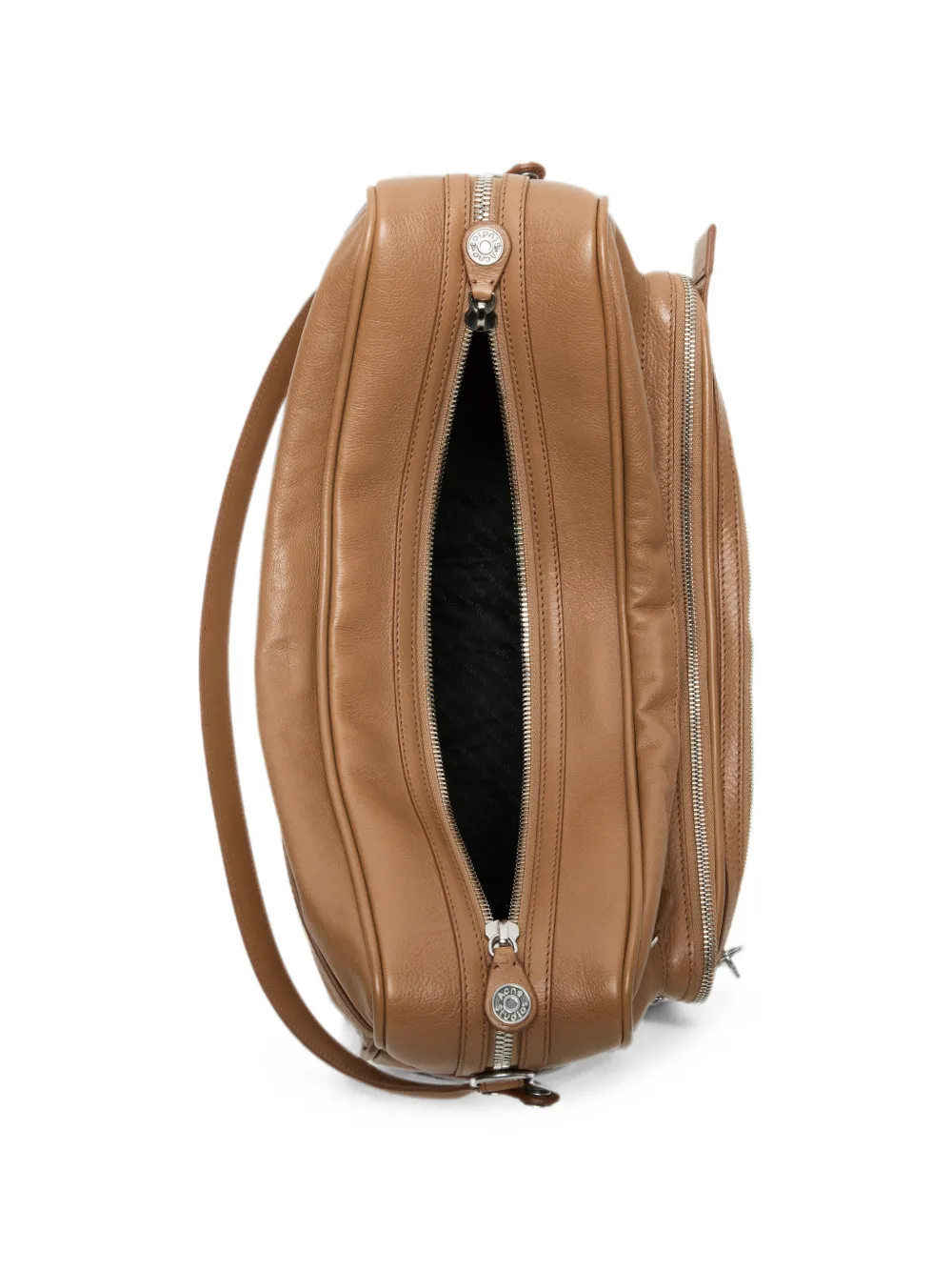Acne Studios Camero leather multi-pocket shoulder bag Bruin