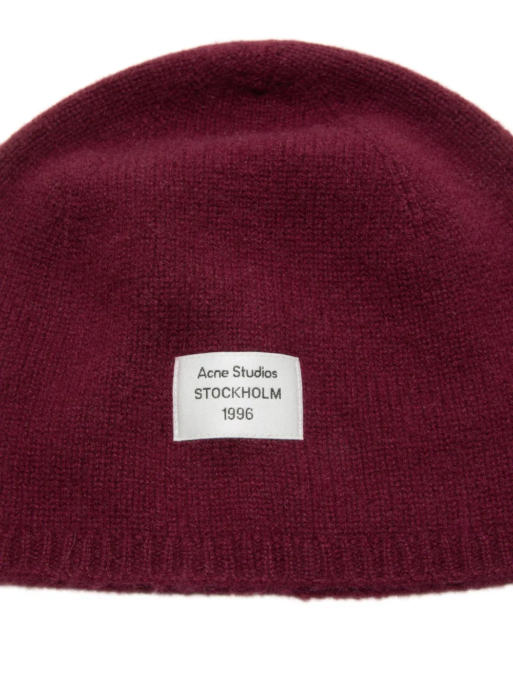 Acne Studios Kasjmier muts met logo Rood