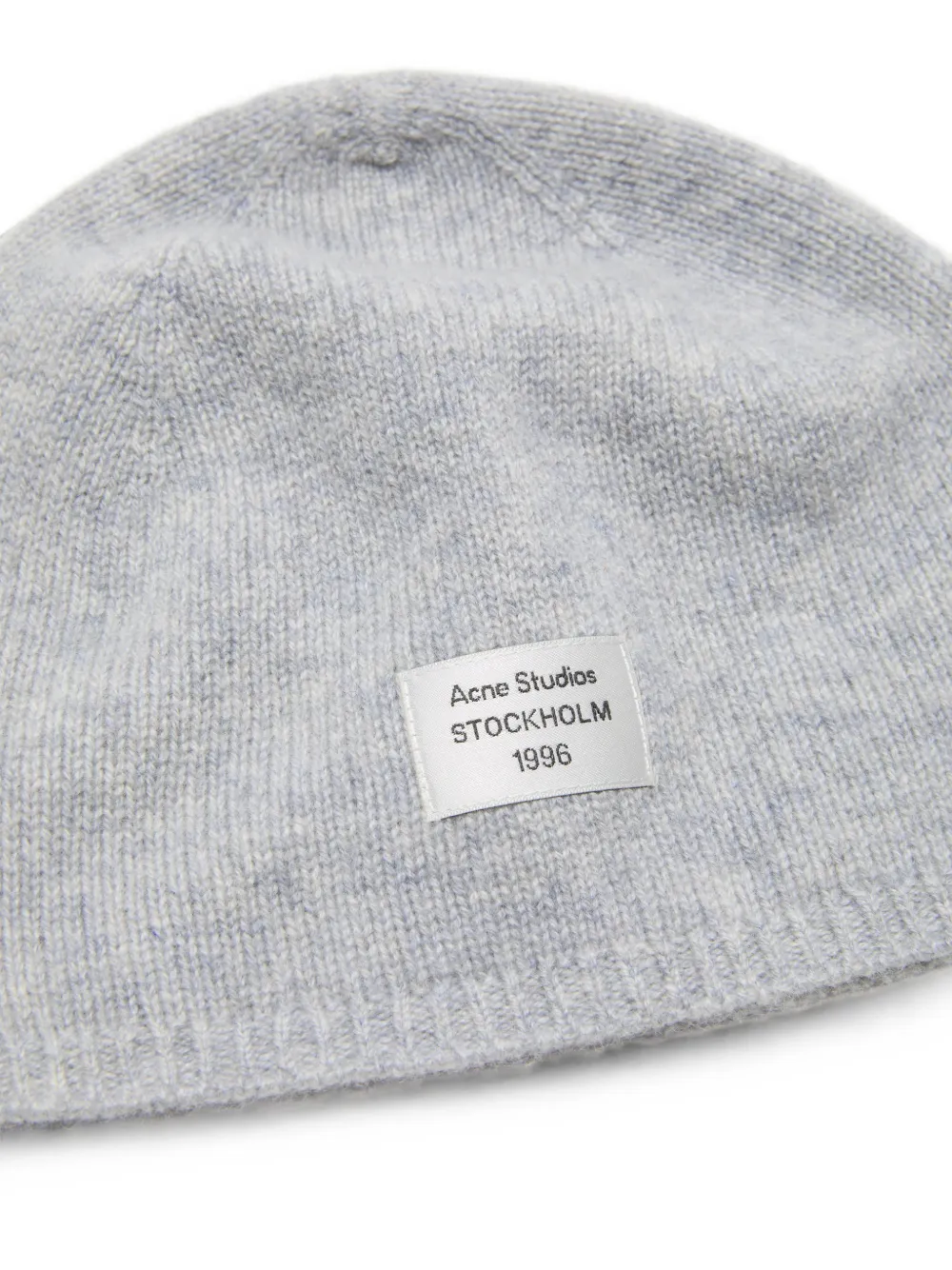 Acne Studios Kasjmier muts met logo Grijs