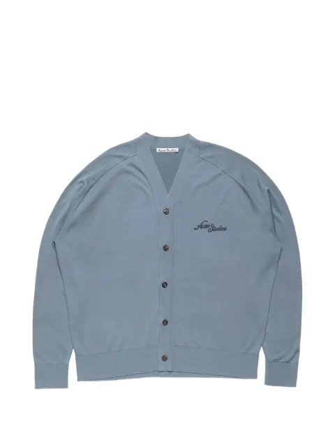 Acne Studios silk V-neck cardigan
