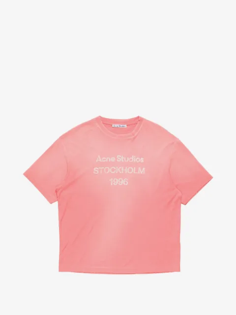 Acne Studios logo-print short-sleeve T-shirt