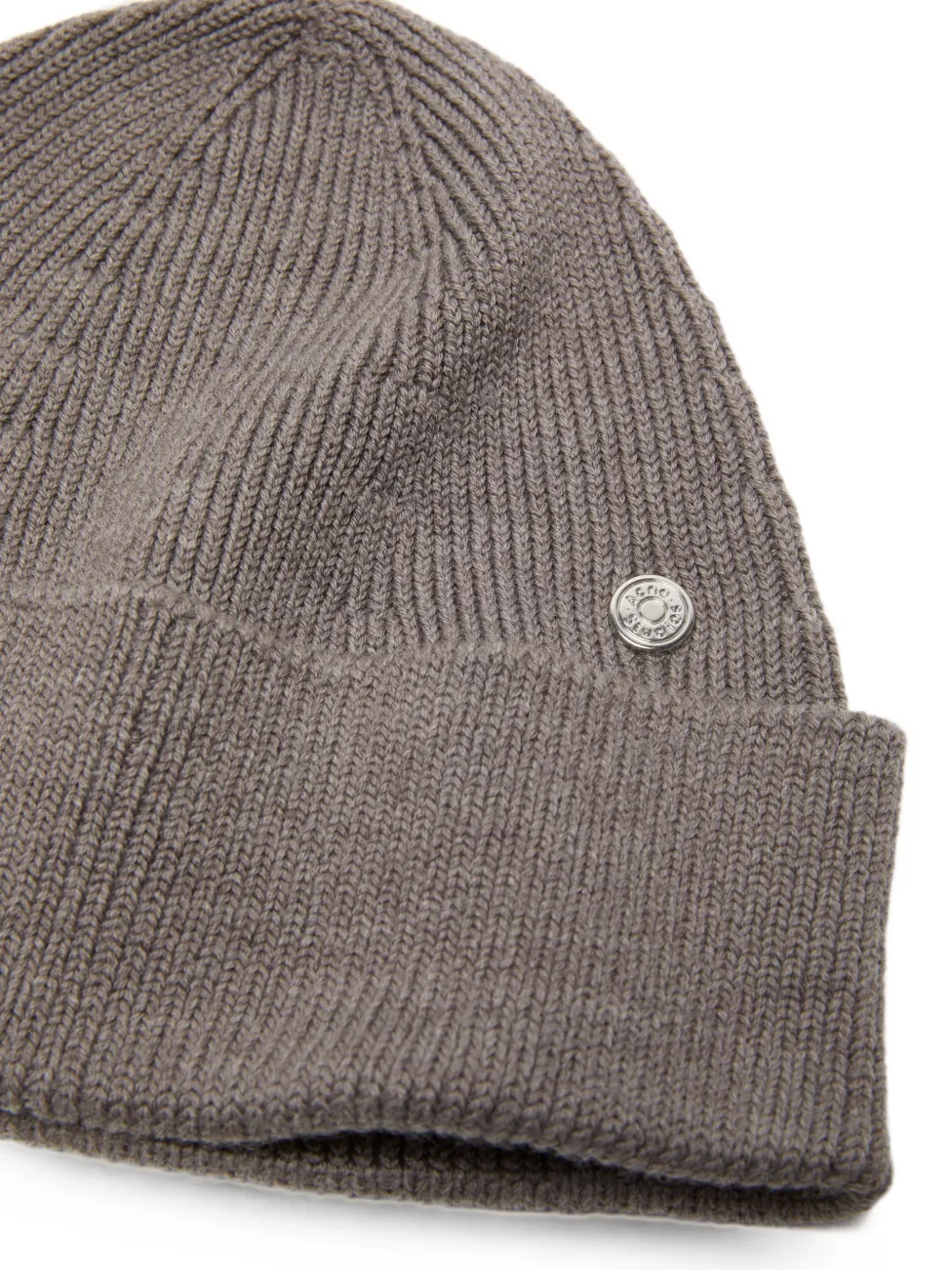 Acne Studios Wollen muts met klinknagel Grijs