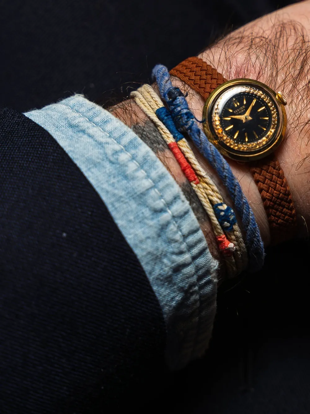 Fortela Teriam UFO 24mm watch - Nero