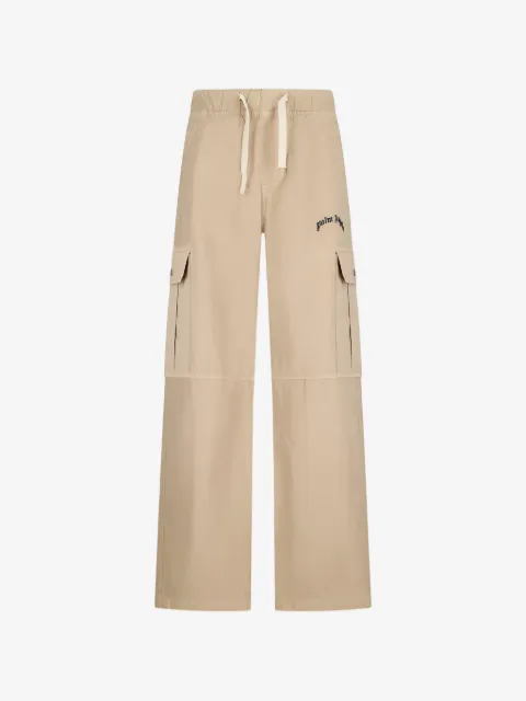 Palm Angels logo-embroidered trousers