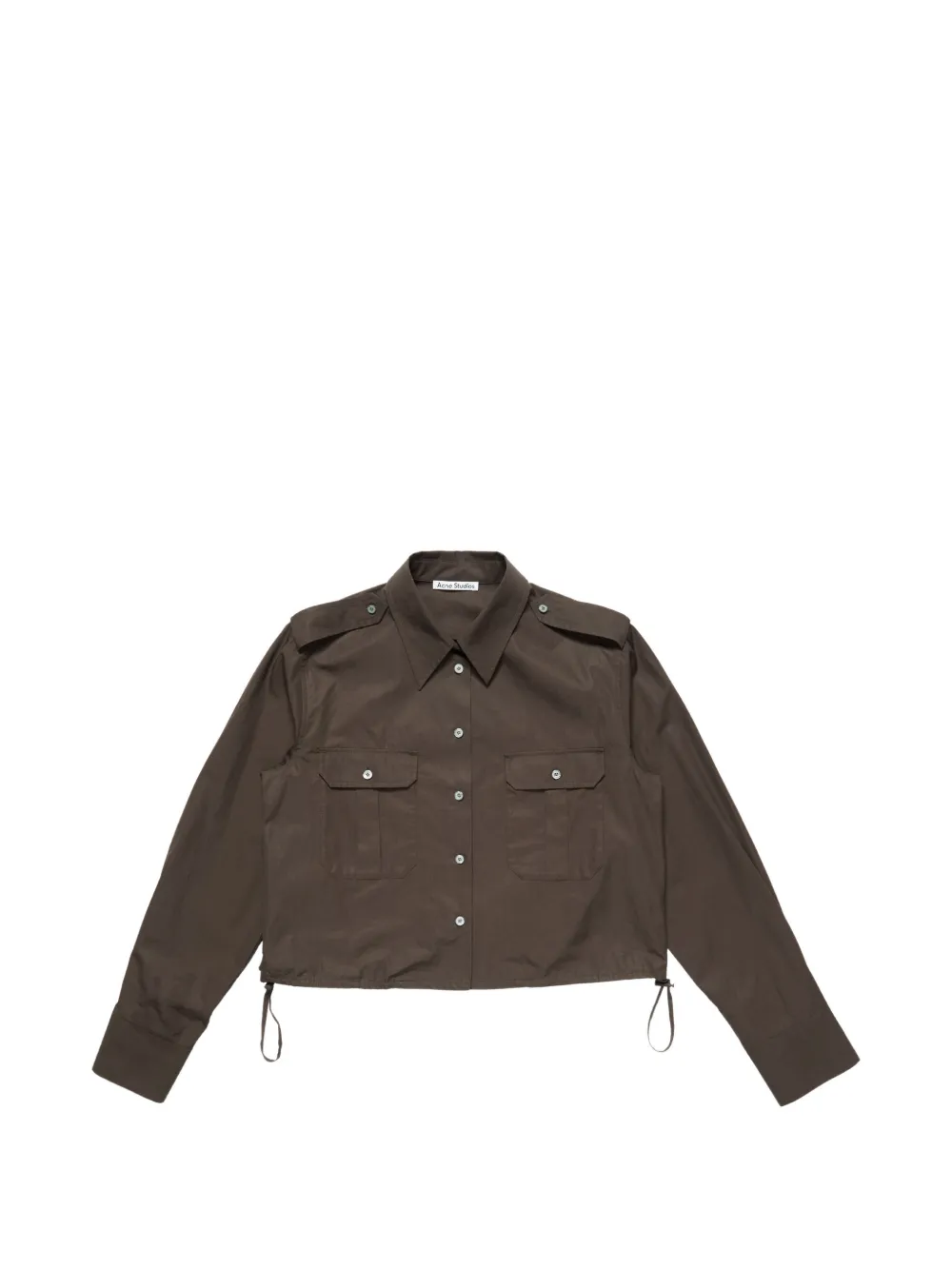 Acne Studios button-up over shirt - Marrone