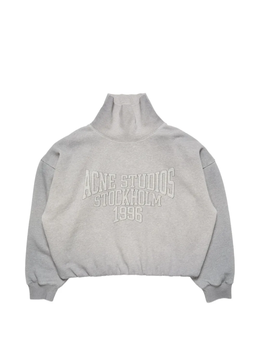 Acne Studios fleece sweatshirt with logo - Grigio
