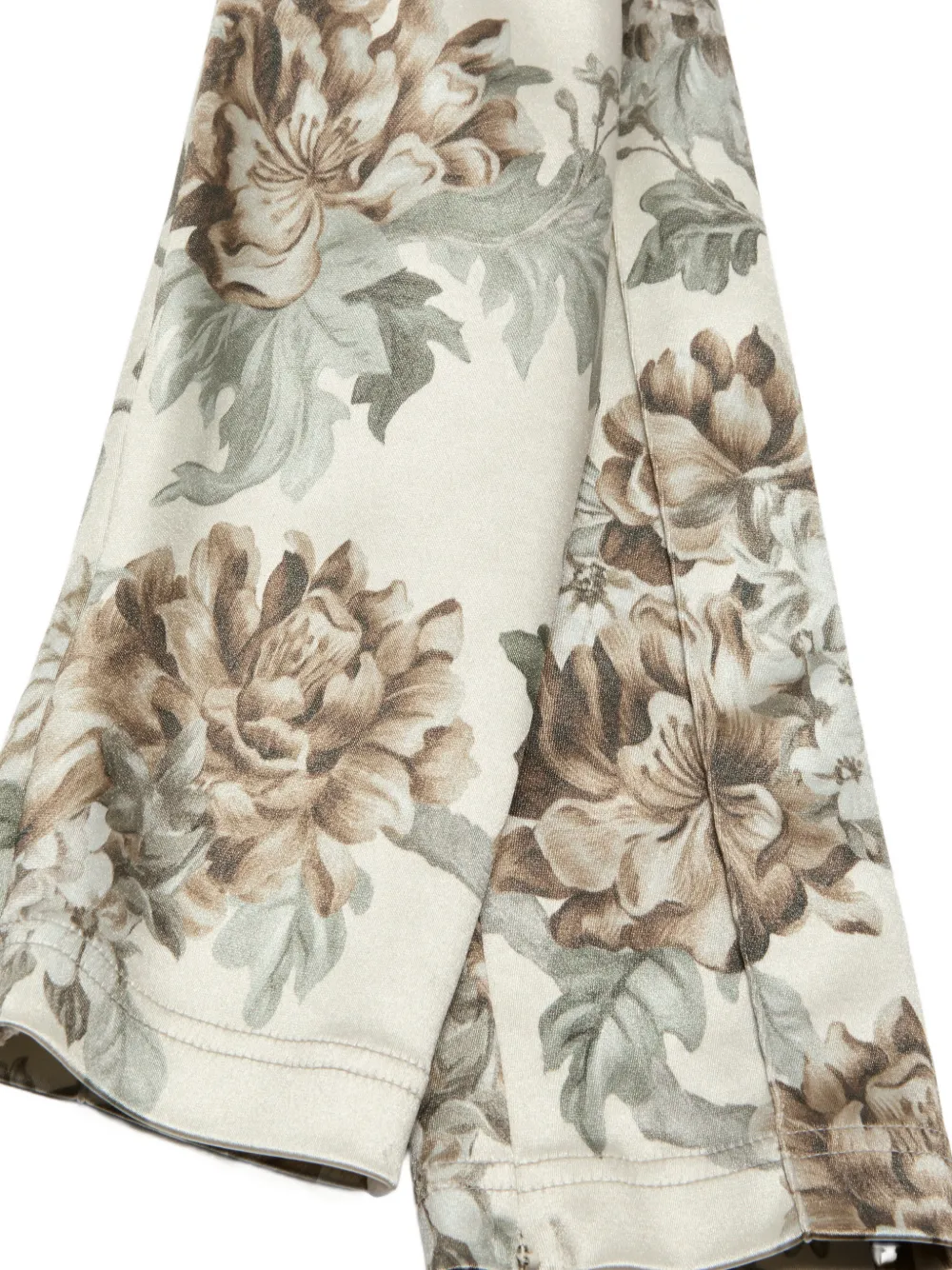 Acne Studios Getailleerde broek met print Beige