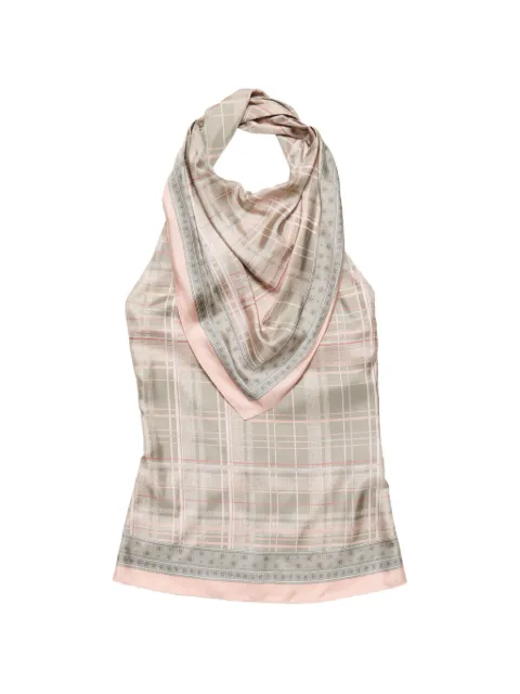 Acne Studios Blusa de seda com lenço