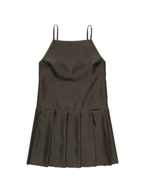 Acne Studios strap dress with pleated skirt