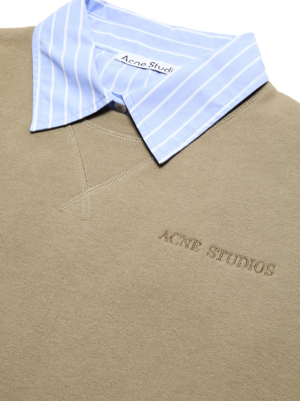 Acne Studios Gelaagde sweater Beige