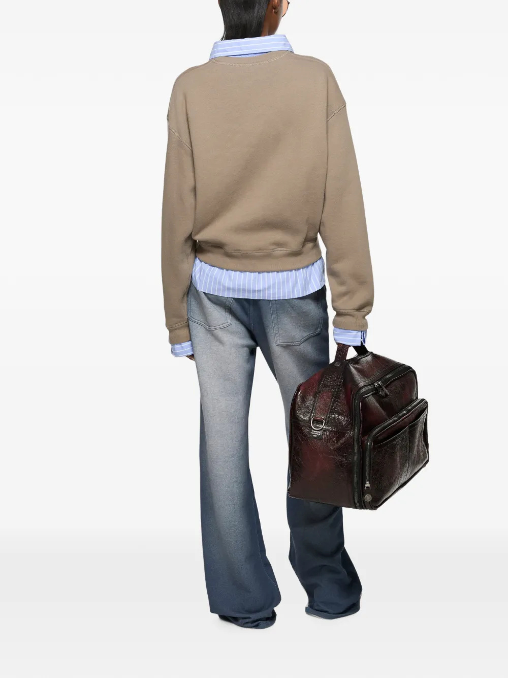 Acne Studios Gelaagde sweater Beige