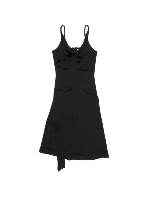 Acne Studios bow-detail silk midi dress
