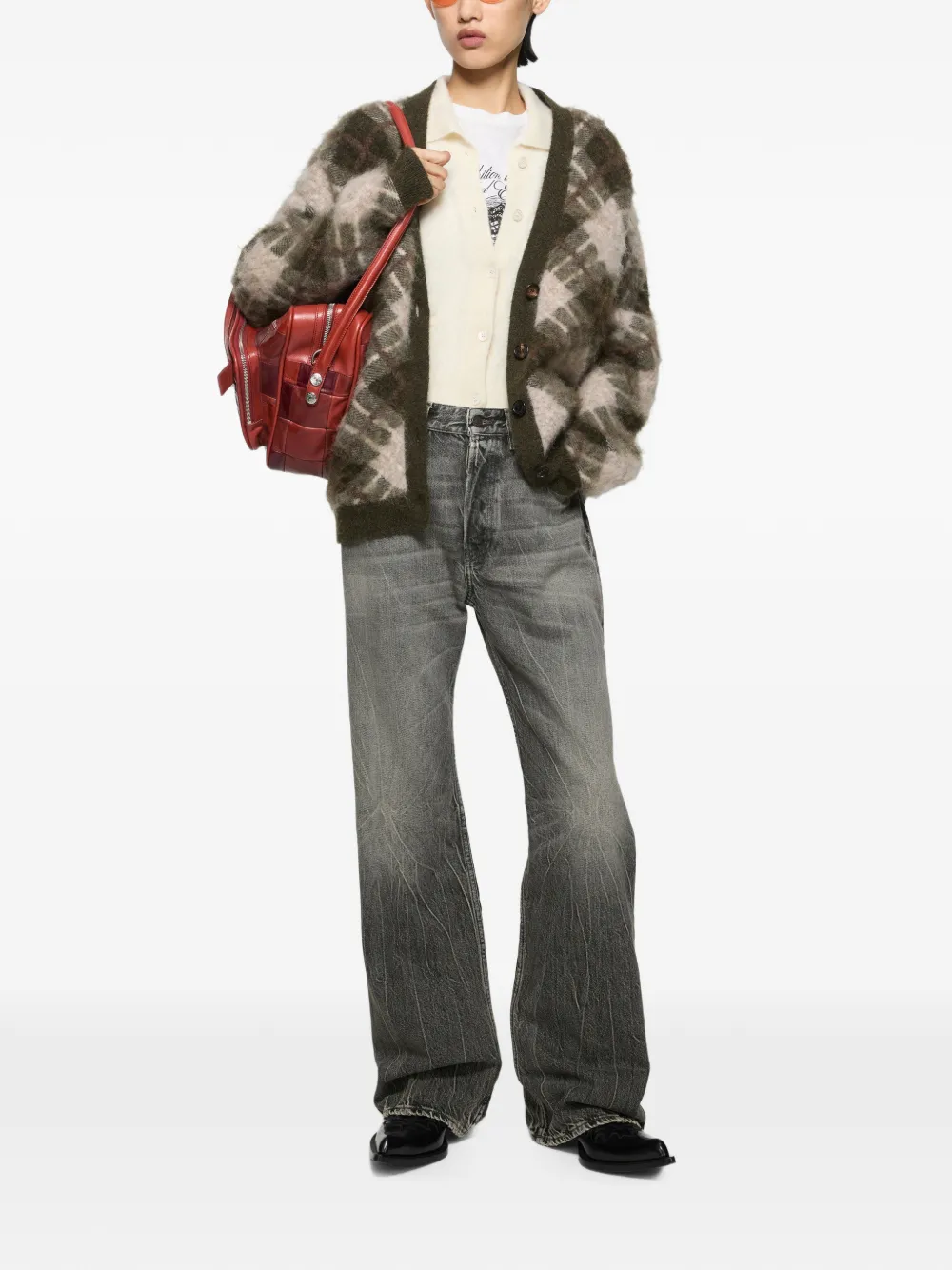 Acne Studios Regular-fit jeans Grijs
