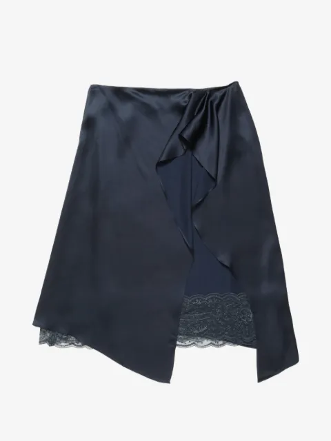 Acne Studios layered satin skirt