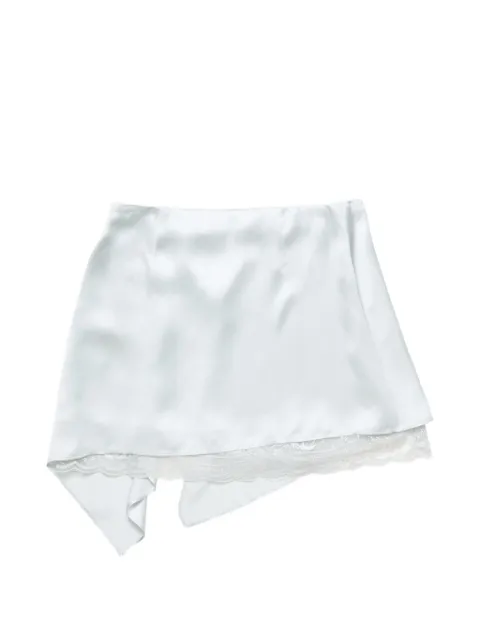 Acne Studios ruffled satin skirt