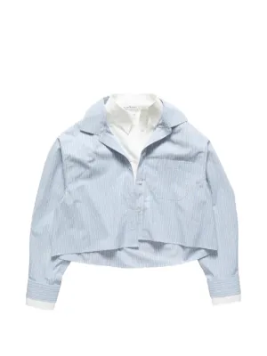 FETICO ストライプ スカーフカラー ブラウス | ブルー | FARFETCH JP