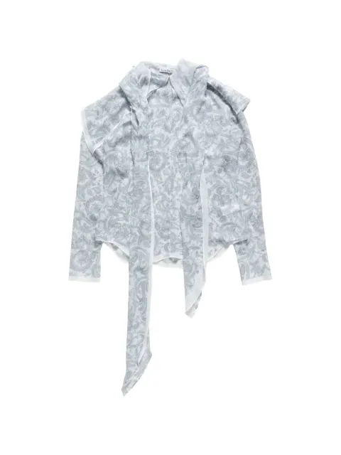 Acne Studios silk paisley blouse