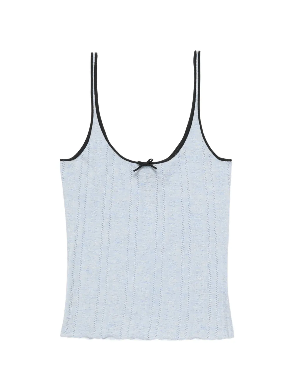 Acne Studios silk knit tank top - Blu