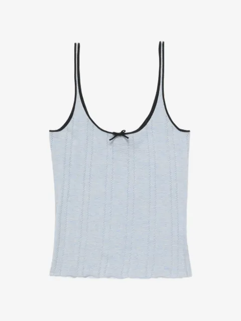 Acne Studios camiseta tejida de seda