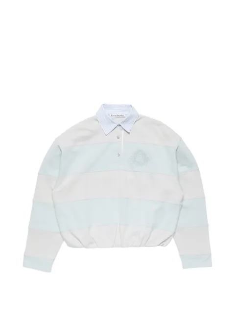 Acne Studios striped polo sweatshirt