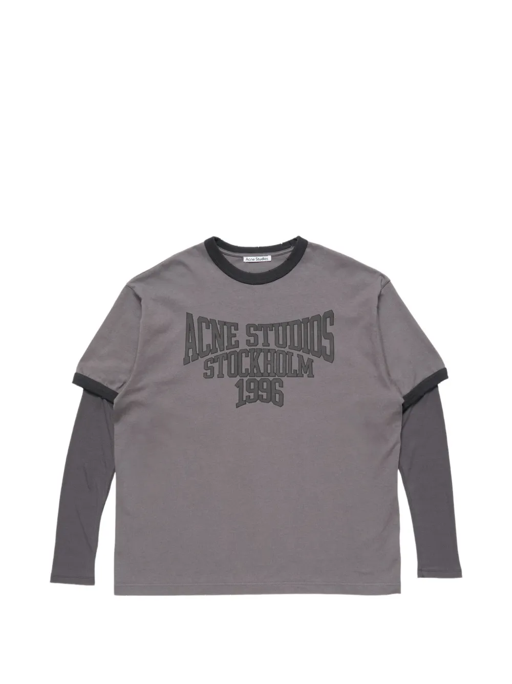 Acne Studios T-shirt con stampa - Grigio