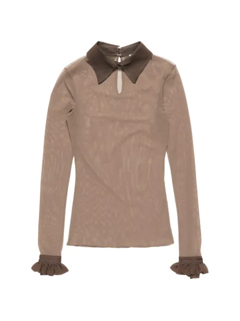 Acne Studios sheer nylon shirt