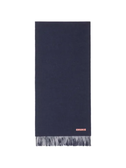 Acne Studios fringe wool scarf – narrow