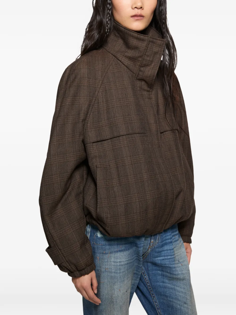 Acne Studios Wollen jack Bruin