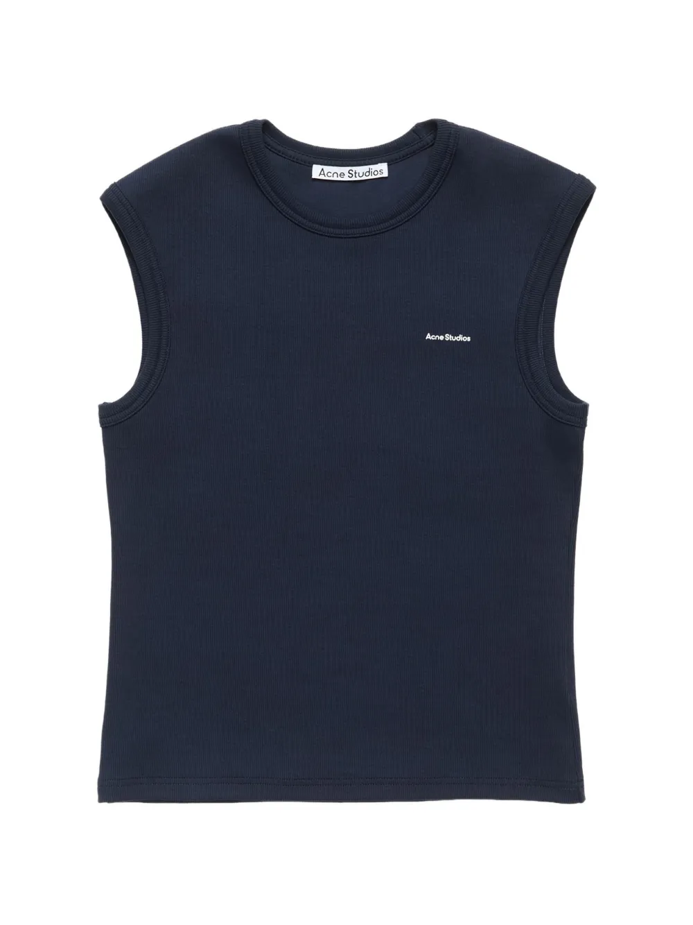 Acne Studios logo muscle T-shirt - Blu