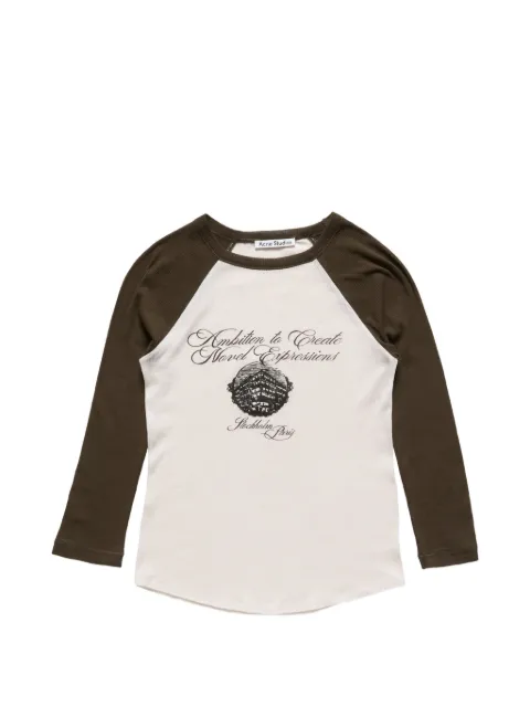 Acne Studios jersey T-shirt with logo