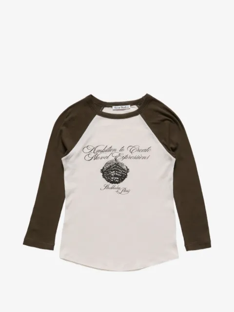 Acne Studios jersey T-shirt with logo