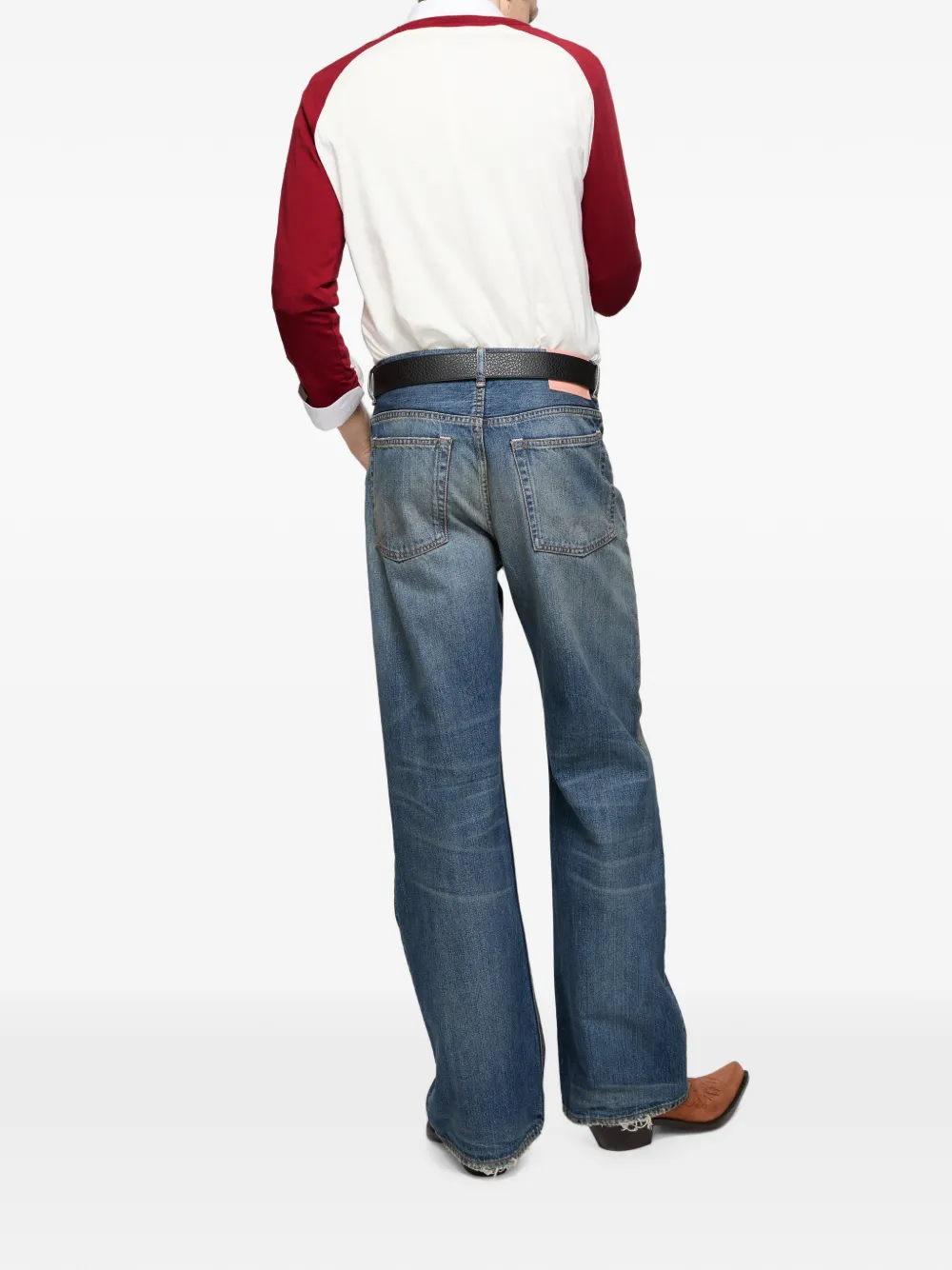 Acne Studios Wine T-shirt met grafische print Wit
