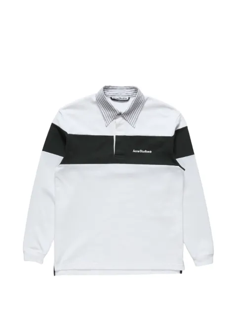 Acne Studios striped polo sweatshirt