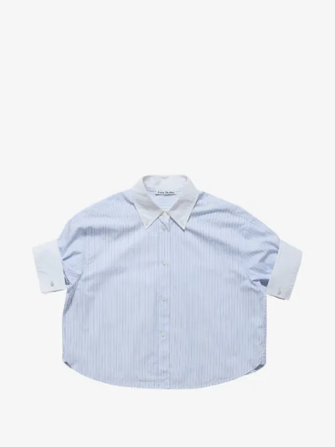 Acne Studios pinstriped-pattern button-down shirt