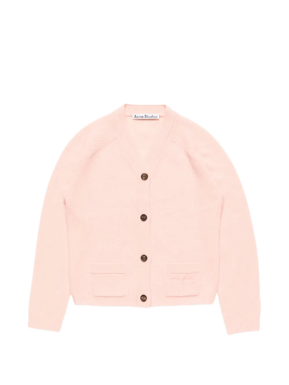 Acne Studios Cardigan con scollo a V - Rosa