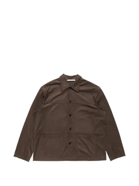 Acne Studios faux suede overshirt