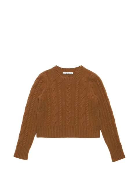 Acne Studios cashmere cable-knit sweater