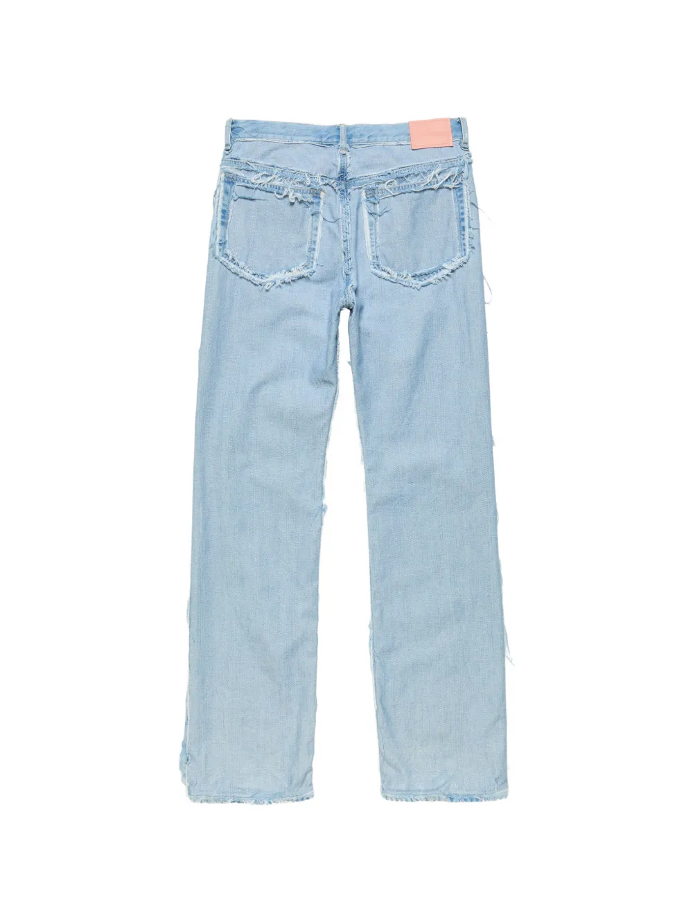 Acne Studios Denim jeans met franje Blauw