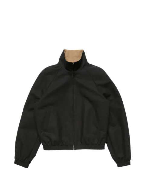 Acne Studios embroidered-logo zip-up jacket